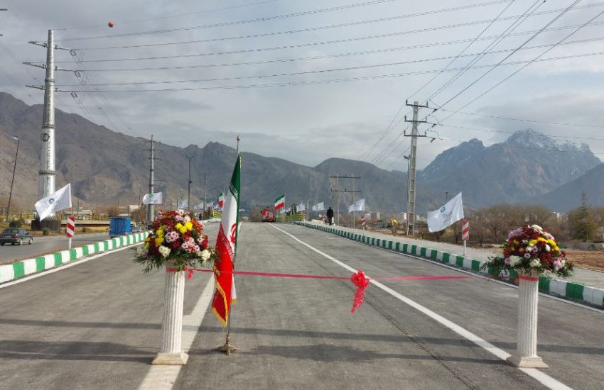 پل قره‌سو در کمربندی غربی افتتاح شد